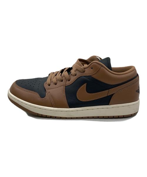 NIKE（ナイキ）NIKE (ナイキ) AIR JORDAN 1 LOW ブラック×ブラウン サイズ:28.5cmの古着・服飾アイテム