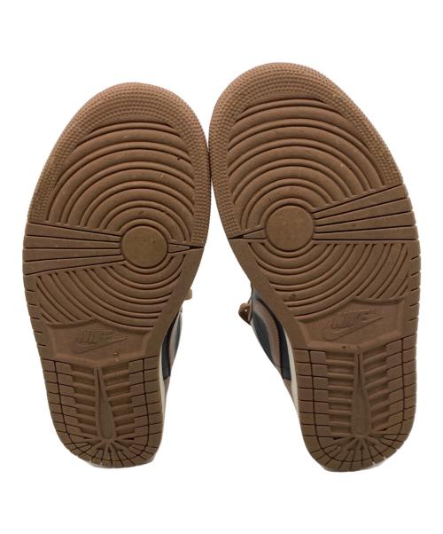 NIKE（ナイキ）NIKE (ナイキ) AIR JORDAN 1 LOW ブラック×ブラウン サイズ:28.5cmの古着・服飾アイテム