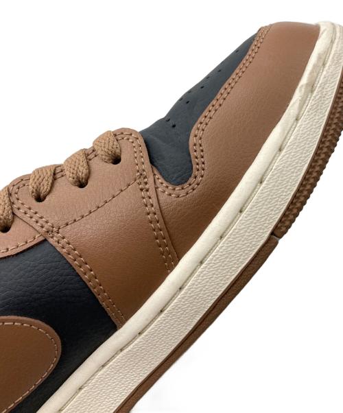 NIKE（ナイキ）NIKE (ナイキ) AIR JORDAN 1 LOW ブラック×ブラウン サイズ:28.5cmの古着・服飾アイテム