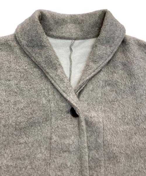 nest Robe（ネストローブ）nest Robe (ネストローブ) コットンヤクナッピングショールカラーコート　01214-1011 ベージュ サイズ:Freeの古着・服飾アイテム