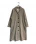 nest Robe（ネストローブ）の古着「コットンヤクナッピングショールカラーコート　01214-1011」｜ベージュ