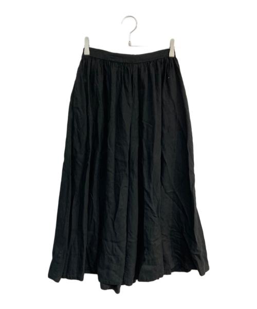 nest Robe（ネストローブ）nest Robe (ネストローブ) リネンギャザースカート　01245-1528 ブラック サイズ:Freeの古着・服飾アイテム