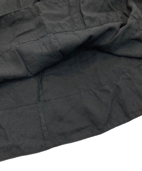 nest Robe（ネストローブ）nest Robe (ネストローブ) リネンギャザースカート　01245-1528 ブラック サイズ:Freeの古着・服飾アイテム