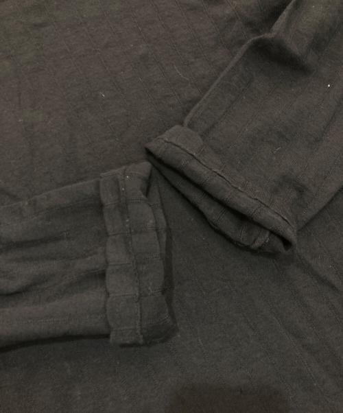 Y's for men（ワイズフォーメン）Y'S for men (ワイズフォーメン) ウールニット　90S 茶タグ　MS-T14-132 ブラック サイズ:Freeの古着・服飾アイテム