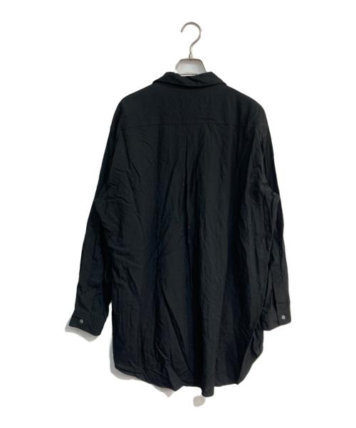 Y's for men（ワイズフォーメン）Y's for men (ワイズフォーメン) レーヨンロングスリーブシャツ　90‘s　茶タグ　MV-B03-200 ブラック サイズ:-の古着・服飾アイテム