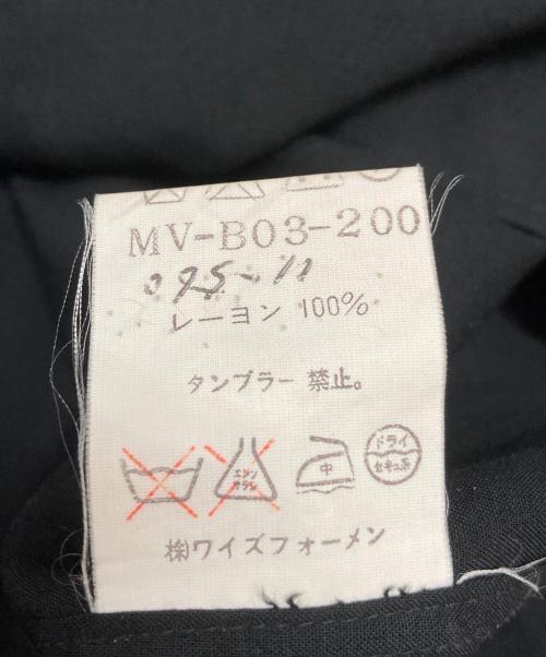 Y's for men（ワイズフォーメン）Y's for men (ワイズフォーメン) レーヨンロングスリーブシャツ　90‘s　茶タグ　MV-B03-200 ブラック サイズ:-の古着・服飾アイテム