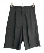 6(ROKU) BEAUTY&YOUTHロク ビューティーアンドユース）の古着「トロピカル クロス ハーフパンツ　8619-202-0092」｜グレー