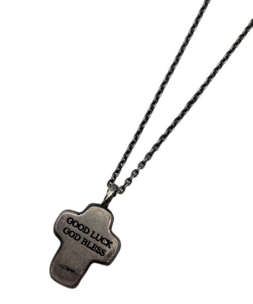 CRIMIE（クライミー）CRIMIE (クライミー) ストーンクロスネックレス ブラックの古着・服飾アイテム