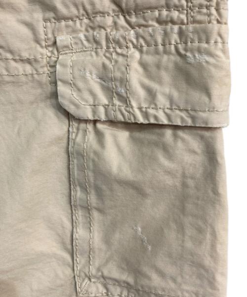 TRUE RELIGION（トゥルー レリジョン）TRUE RELIGION (トゥルー レリジョン) ダメージ加工ハーフカーゴパンツ　38382 アイボリー サイズ:W32 未使用品の古着・服飾アイテム