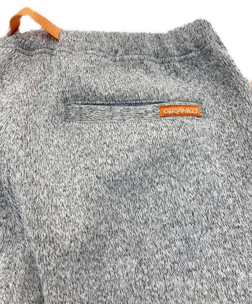 GRAMICCI（グラミチ）GRAMICCI (グラミチ) BEAMS (ビームス) ボンディングニットフリースナローパンツ グレー サイズ:Lの古着・服飾アイテム