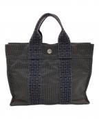 HERMESエルメス）の古着「エールラインPM」｜ネイビー×グレー