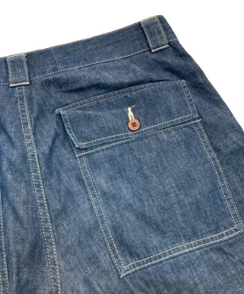 COMME des GARCONS JUNYA WATANABE MAN（コム デ ギャルソン ジュンヤ ワタナベ マン）COMME des GARCONS JUNYA WATANABE MAN (コム デ ギャルソン ジュンヤ ワタナベ マン) ハーフパンツ　AD2011　WI-P031 インディゴ サイズ:Lの古着・服飾アイテム