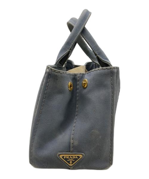 PRADA（プラダ）PRADA (プラダ) カナパ2WAYショルダーバッグ ブルーの古着・服飾アイテム