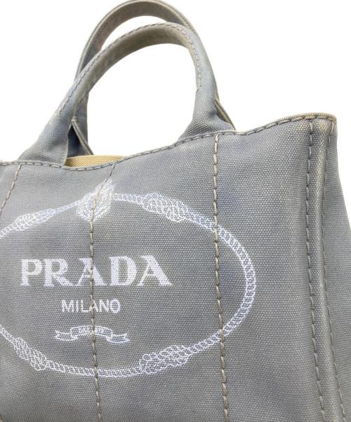 PRADA（プラダ）PRADA (プラダ) カナパ2WAYショルダーバッグ ブルーの古着・服飾アイテム