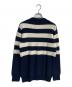 BURBERRY BLACK LABEL (バーバリーブラックレーベル) ボーダーニット　D1N24-823-29 ネイビー×ホワイト サイズ:2：6000円