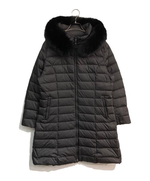 UNTITLED（アンタイトル）UNTITLED (アンタイトル) フォックスファー付きダウンコート　BJ153-99020JJ ブラック サイズ:44の古着・服飾アイテム