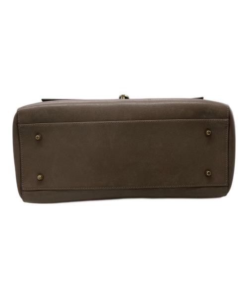 ANYA HINDMARCH（アニヤ・ハインドマーチ）ANYA HINDMARCH (アニヤハインドマーチ) 2WAYバッグ グレー×ネイビーの古着・服飾アイテム