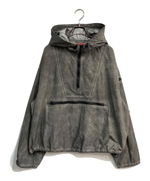 DIESEL（ディーゼル）DIESEL (ディーゼル) Packable hooded anorak jacke 25SS J-NOODE-A　A16207 グレー サイズ:46の古着・服飾アイテム