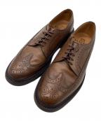 SANDERSサンダース）の古着「ウィングチップシューズ」｜ブラウン