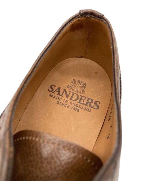 SANDERS（サンダース）SANDERS (サンダース) ウィングチップシューズ ブラウン サイズ:7 1/2の古着・服飾アイテム