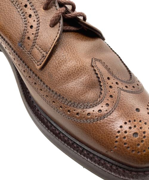 SANDERS（サンダース）SANDERS (サンダース) ウィングチップシューズ ブラウン サイズ:7 1/2の古着・服飾アイテム