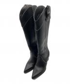 riendaリエンダ）の古着「スタッズウエスタンブーツ」｜ブラック