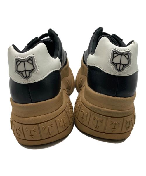 NAKED WOLFE（ネイキッドウルフ）NAKED WOLFE (ネイキッドウルフ) 厚底スニーカー ブラック サイズ:37の古着・服飾アイテム