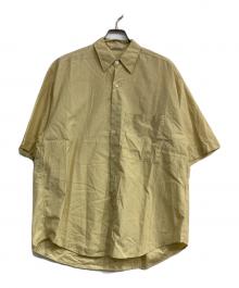 AURALEE（オーラリー）の古着「WASHED FINX TWILL BIG SHIRTS」｜ベージュ