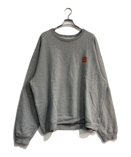 SEESEE（シーシー）SEESEE (シーシー) LOGO SWEAT SHIRT グレー サイズ:XLの古着・服飾アイテム