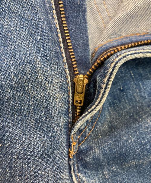 LEVI'S（リーバイス）LEVI'S (リーバイス) 66前期ヴィンテージデニムパンツ　70’s 78年製 42TALON ボタン裏5 スモールe 黒カン 股割り バックポケット裏シングルステッチ　505 0217 インディゴ サイズ:W36×L29の古着・服飾アイテム