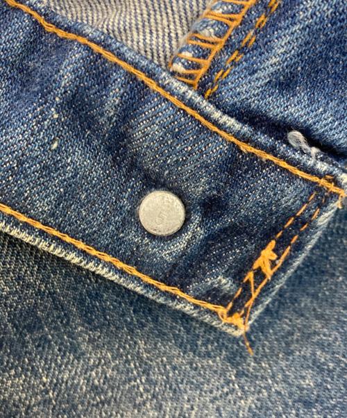 LEVI'S（リーバイス）LEVI'S (リーバイス) 66前期ヴィンテージデニムパンツ　70’s 78年製 42TALON ボタン裏5 スモールe 黒カン 股割り バックポケット裏シングルステッチ　505 0217 インディゴ サイズ:W36×L29の古着・服飾アイテム