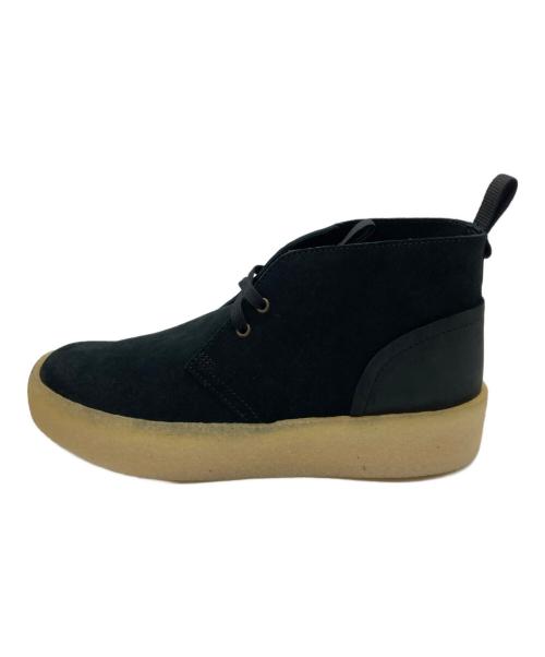 CLARKS ORIGINALS（クラークス オリジナルズ）CLARKS ORIGINALS (クラークス オリジナルズ) BLACK SUEDE DESERT CUP ブラック サイズ:25.5㎝の古着・服飾アイテム