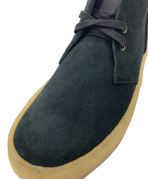 CLARKS ORIGINALS（クラークス オリジナルズ）CLARKS ORIGINALS (クラークス オリジナルズ) BLACK SUEDE DESERT CUP ブラック サイズ:25.5㎝の古着・服飾アイテム