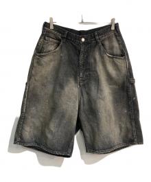 ANCELLM for 1LDK（アンセルムフォーワンエルディーケー）の古着「BOXY DENIM painter　ANC-1LDK-04」｜グレー