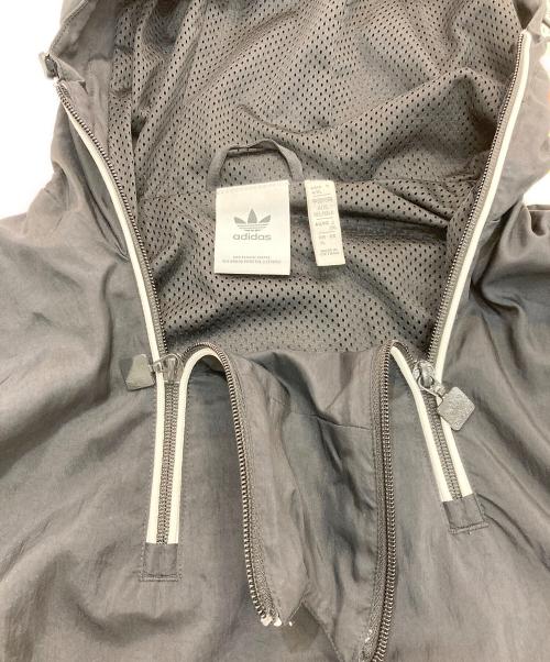 adidas Originals（アディダスオリジナル）adidas originals (アディダスオリジナル) アノラックパーカー ブラック サイズ:2XLの古着・服飾アイテム