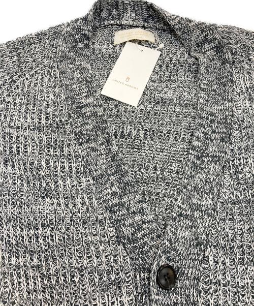 UNITED ARROWS（ユナイテッドアローズ）UNITED ARROWS (ユナイテッドアローズ) YAMAGATA ペーパー アゼ カーディガン グレー サイズ:L 未使用品の古着・服飾アイテム