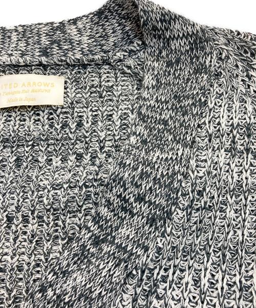 UNITED ARROWS（ユナイテッドアローズ）UNITED ARROWS (ユナイテッドアローズ) YAMAGATA ペーパー アゼ カーディガン グレー サイズ:L 未使用品の古着・服飾アイテム