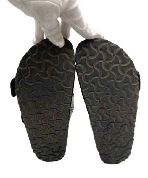 BIRKENSTOCK（ビルケンシュトック）BIRKENSTOCK (ビルケンシュトック) ARIZONA WOVEN EMBOSS ブラック サイズ:24.5cmの古着・服飾アイテム