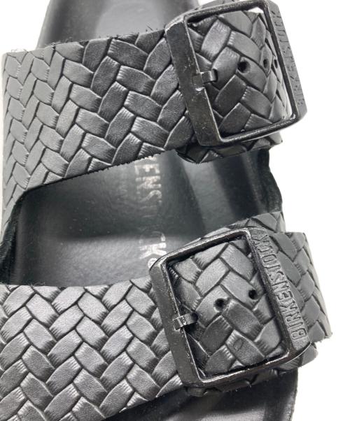 BIRKENSTOCK（ビルケンシュトック）BIRKENSTOCK (ビルケンシュトック) ARIZONA WOVEN EMBOSS ブラック サイズ:24.5cmの古着・服飾アイテム