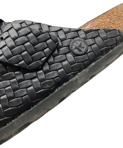 BIRKENSTOCK（ビルケンシュトック）BIRKENSTOCK (ビルケンシュトック) ARIZONA WOVEN EMBOSS ブラック サイズ:24.5cmの古着・服飾アイテム