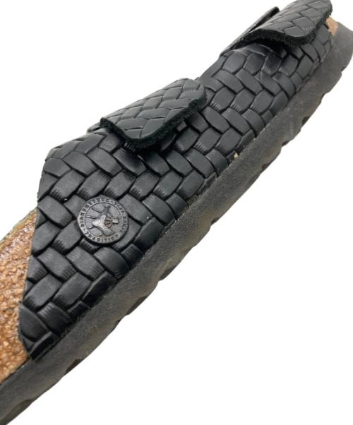 BIRKENSTOCK（ビルケンシュトック）BIRKENSTOCK (ビルケンシュトック) ARIZONA WOVEN EMBOSS ブラック サイズ:24.5cmの古着・服飾アイテム