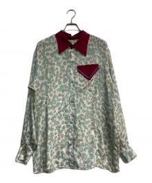 CUSTOM(e)ERROR（カスタムエラー）の古着「総柄シャツ」｜ベージュ×ブルー