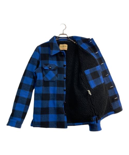 MARBLES（マーブルズ）MARBLES (マーブルズ) バッファロージャケット ブルー×ブラック サイズ:Mの古着・服飾アイテム