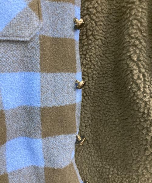 MARBLES（マーブルズ）MARBLES (マーブルズ) バッファロージャケット ブルー×ブラック サイズ:Mの古着・服飾アイテム