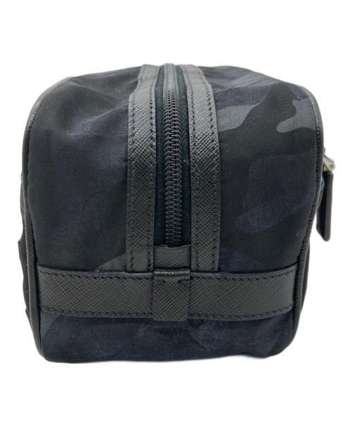 PRADA（プラダ）PRADA (プラダ) セカンドバッグ ネイビーの古着・服飾アイテム