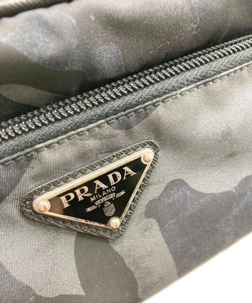 PRADA（プラダ）PRADA (プラダ) セカンドバッグ ネイビーの古着・服飾アイテム