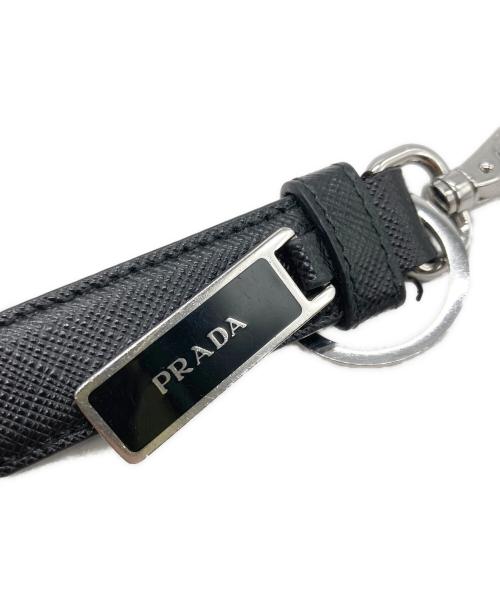 PRADA（プラダ）PRADA (プラダ) サフィアーノキーリング ブラックの古着・服飾アイテム