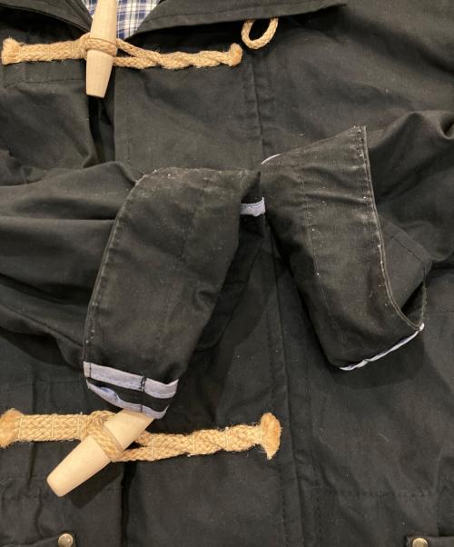 COMME des GARCONS HOMME（コムデギャルソン オム）COMME des GARCONS HOMME (コムデギャルソン オム) GLOVER ALL (グローバーオール) オイルドコットンダッフルコート ブラック サイズ:Sの古着・服飾アイテム