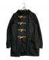 COMME des GARCONS HOMME（コムデギャルソン オム）の古着「オイルドコットンダッフルコート」｜ブラック