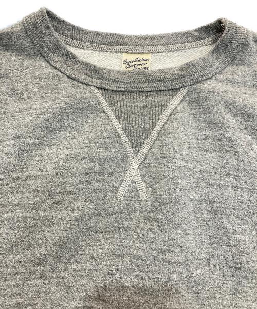 BUZZ RICKSON'S（バズリクソンズ）Buzz Rickson's (バズリクソンズ) SET-IN CREW NECK SWEAT グレー サイズ:Lの古着・服飾アイテム